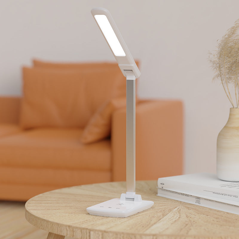 Factory Wholesale LED Smart Folding Desk Lamp Three Color Temperature Mobile Phone Wireless Charging Lighting Lamp Reading Eye Protection Lamp