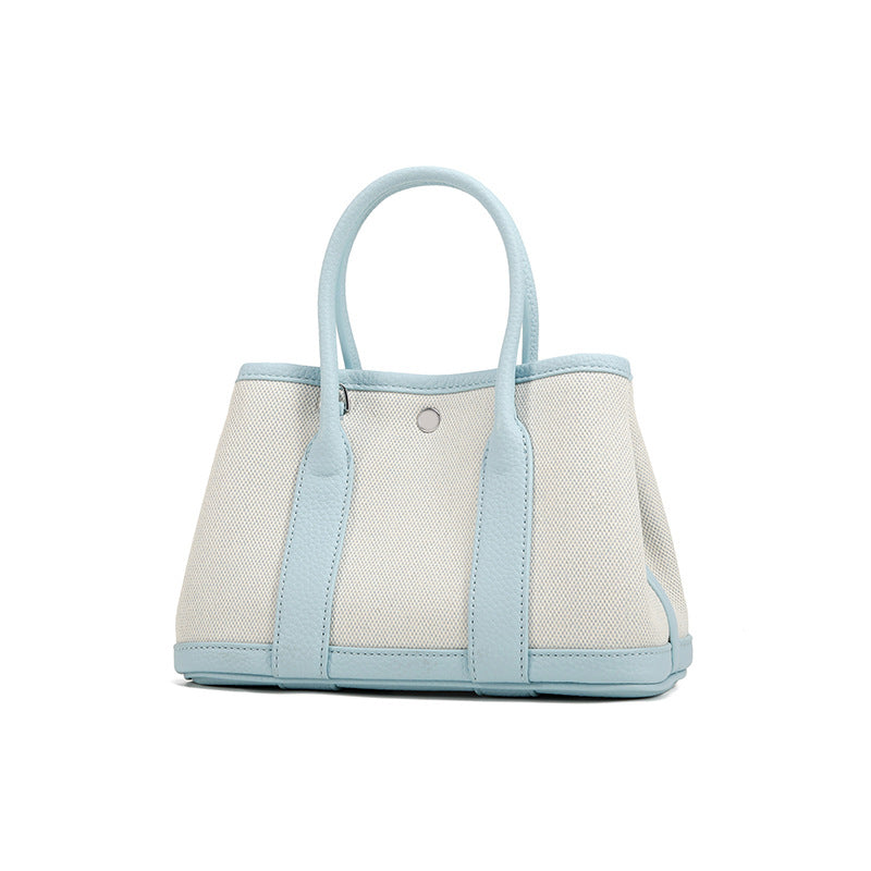 High-end Fashion Handheld Bucket Bag for Women Korean Style New Versatile Trendy Canvas Tote Bag Niche Casual Crossbody Bag