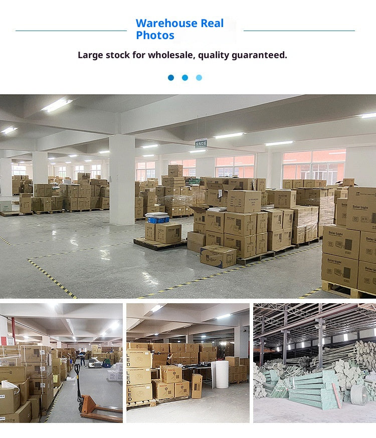 Solar Outdoor Garden & Road Lights IP65 Waterproof LED High Pole Mount with Aluminum Construction