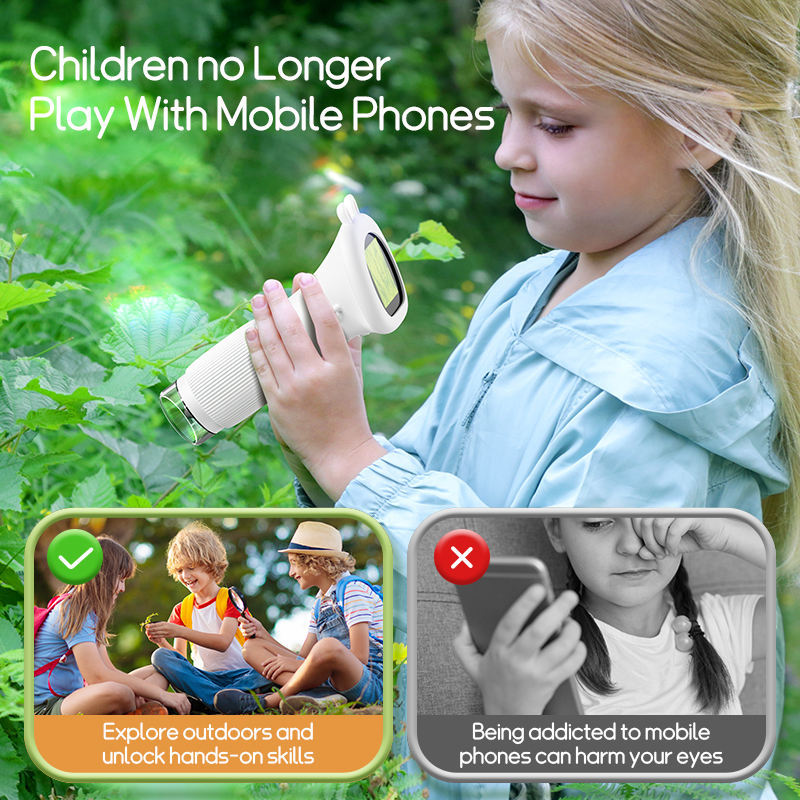 Children's Portable Optical Microscope Magnifier Toy Handheld Mini Student Experiment Science Handheld Microscope