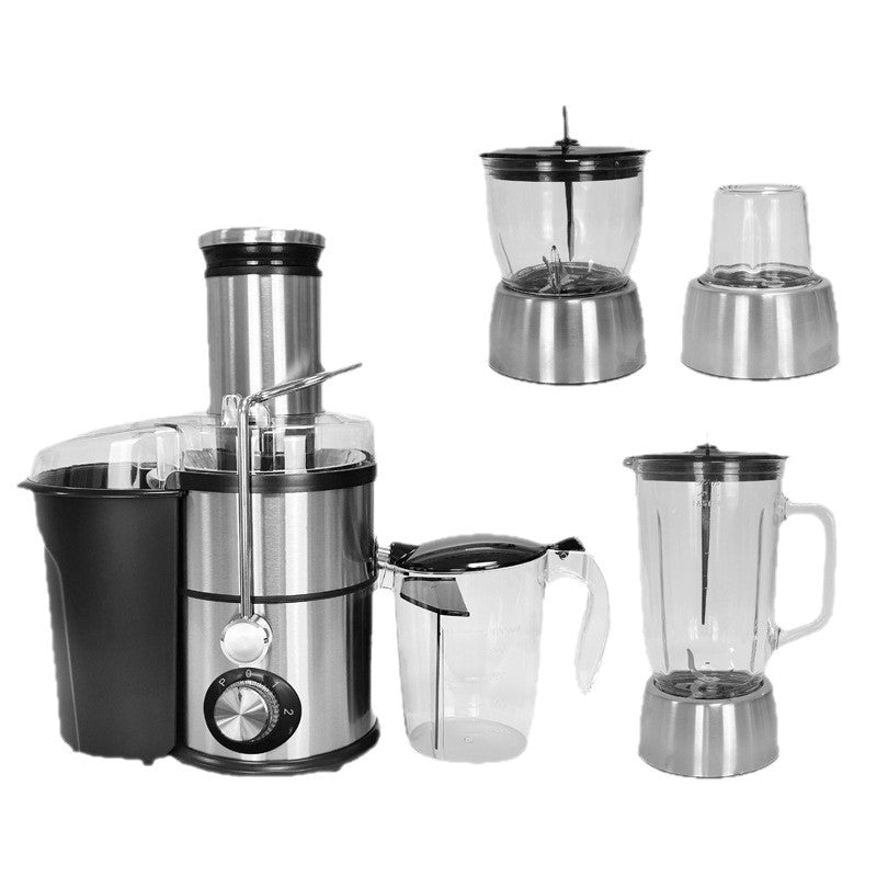 Foreign Trade  juicer Large Caliber4All-in-One Juice Extractor Multi-Functional Pulp and Juice Separator Juicer