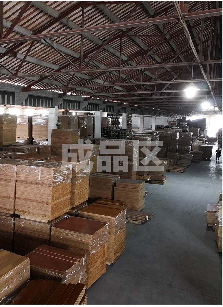【Door-to-Door Installation】Morandi Style 15mm Lock Buckle Glue-free Installation Black Walnut New Three-layer Flooring Solid Wood