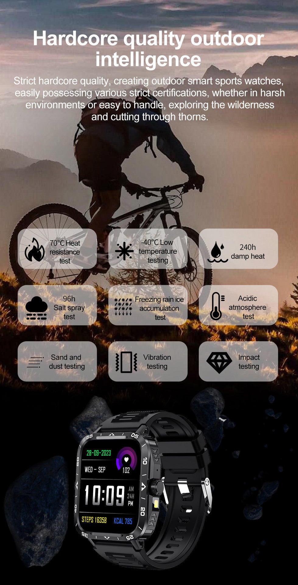 ZW59Smart Watch Bluetooth Call True Heart Rate Step Sleep Monitoring Blood Pressure Message Reminder Flashlight Sports