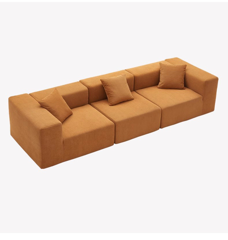 Fully Compressed Sofa Compression Sofa Corduroy Fabric Sofa for Home Living Room Straight Sofa Shipping and tax not included