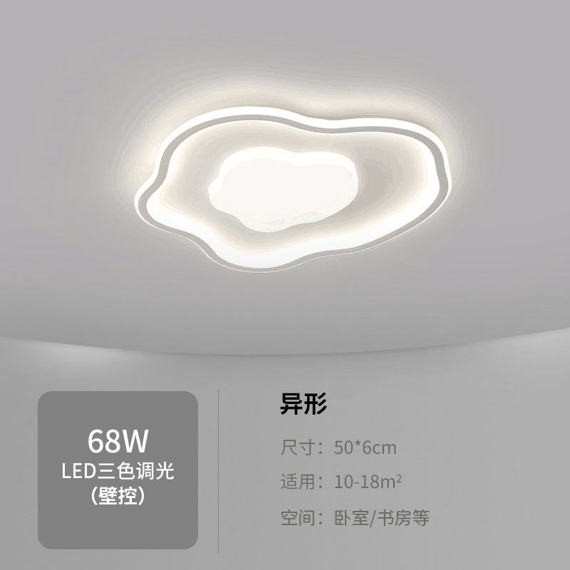 Nordic Bedroom Ceiling Light Modern Simple Creative Geometric Master Bedroom Room Lighting Design Water Ripple Ceiling Light