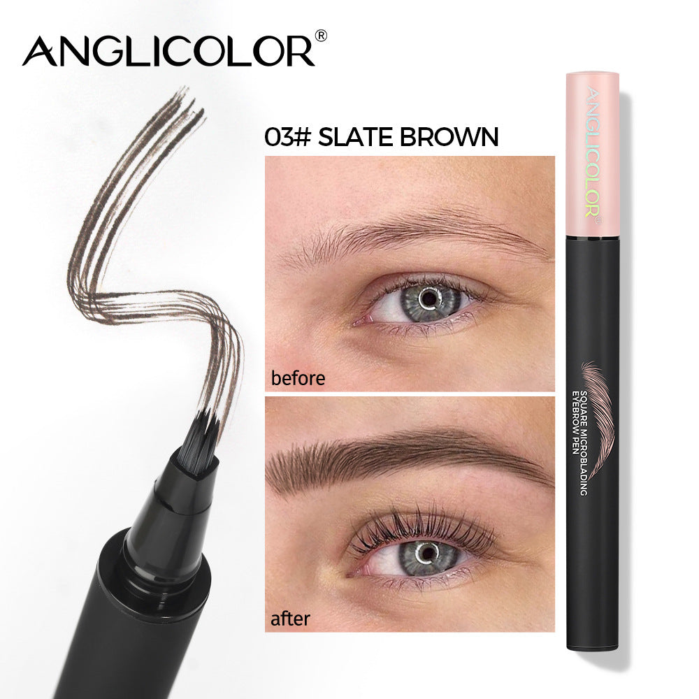 Specialized Liquid Eyebrow Pencil Wild Eyebrow Waterproof Long-lasting Non-fading Clear Definition Liquid Eyebrow Pencil