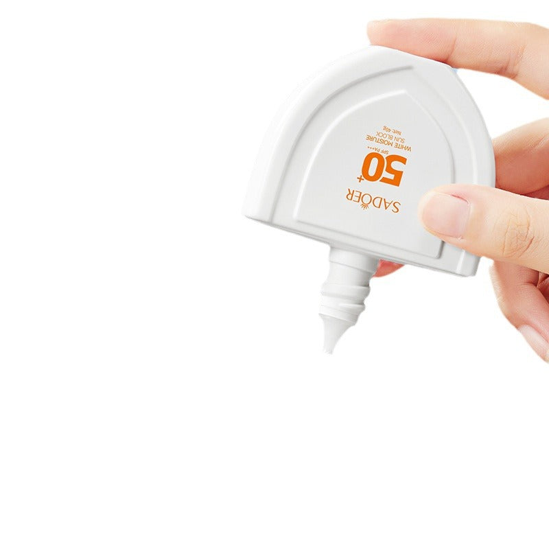 Sunscreen40g SADOER Lightweight Moisturizing Primer SPF50+Hydrating Clear Cross-Border Wholesale