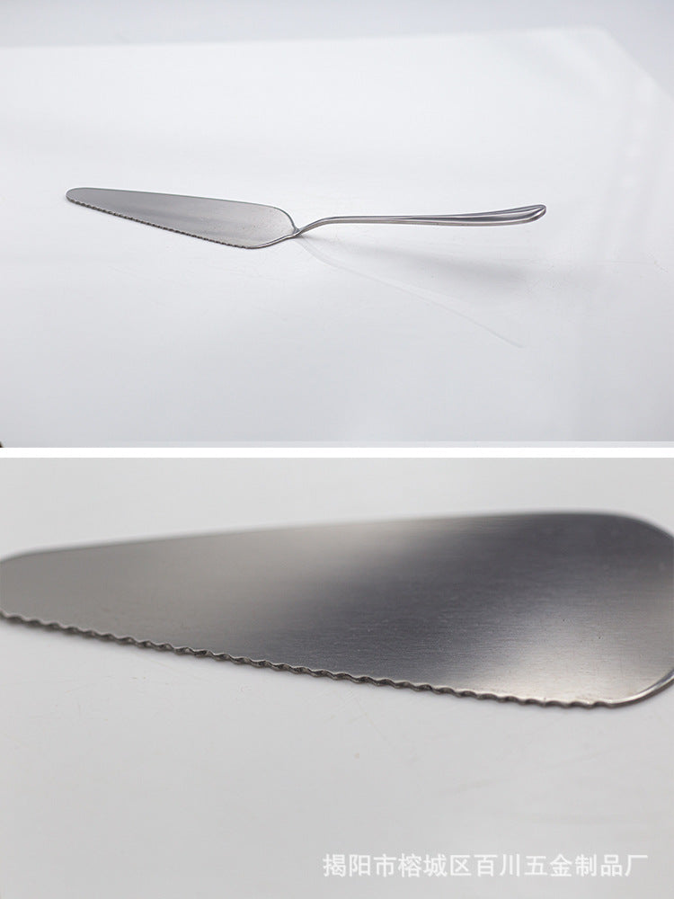 1010Western Tableware Stainless Steel Fruit Fork Rice Spoon Grain Spoon Landlord Spoon Public Fork Mud Scraper Spoon