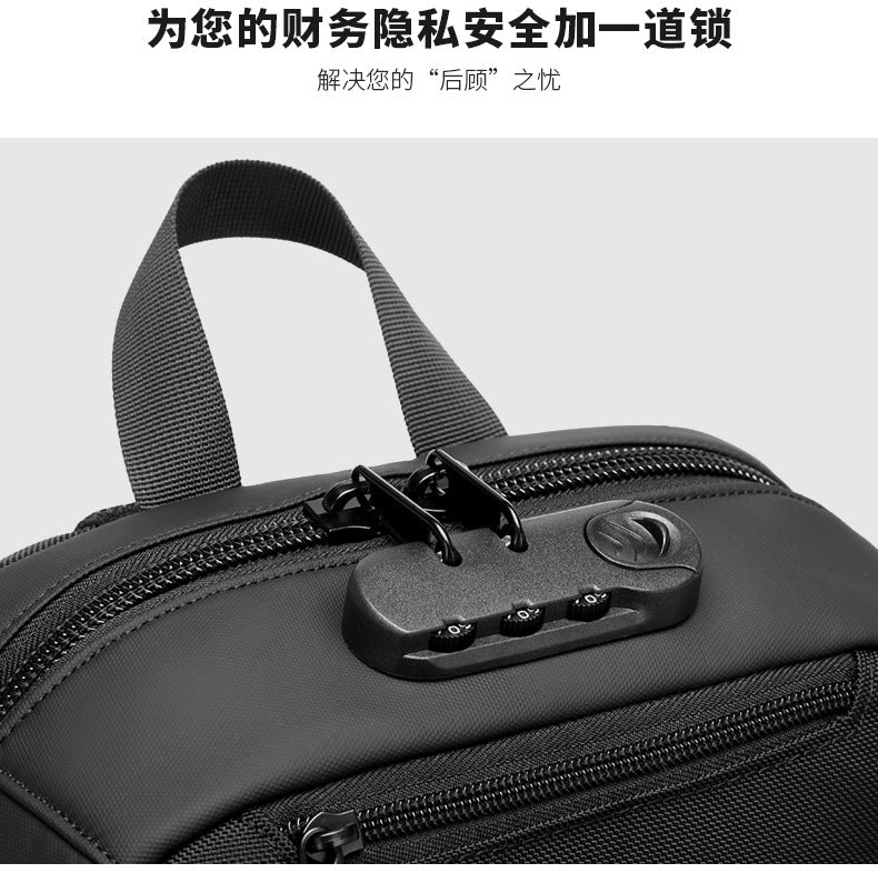 ozuko New Business Backpack Commuting Fashion Student School Bag Casual Waterproof Computer Backpack backpack
