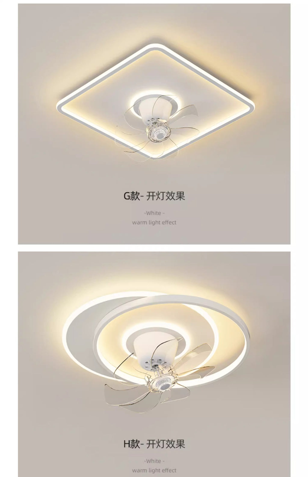 Shaking Head Fan Light Bedroom Ceiling New Ultra-Thin Cloud Light Children's Room Light360Eye Protection Smart Ceiling Fan Light