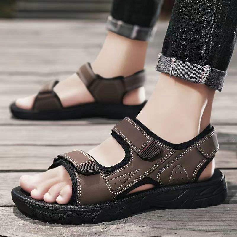 Men's Sandals2025Summer Outerwear ins Trendy Men's Dad Shoes Men's Driving Vietnamese Beach Sandals