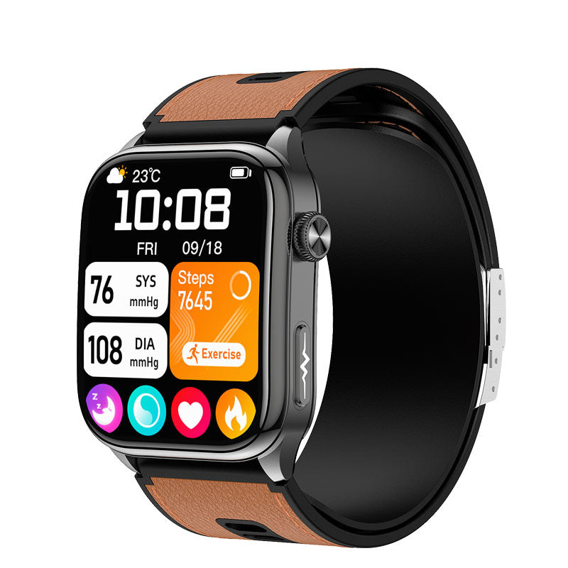 s101Smart Watch Air Pump Air Bag Blood Pressure Measurement ecg ECG NFC Bluetooth Call Blood Sugar Health Smart Watch