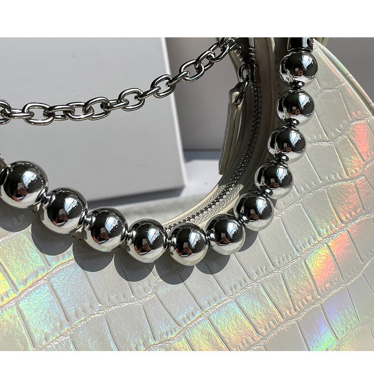 Spring ins Niche New Style Underarm Bag Versatile New Single Shoulder Crossbody Bag for Women Light Luxury Stone Pattern Women's Bag