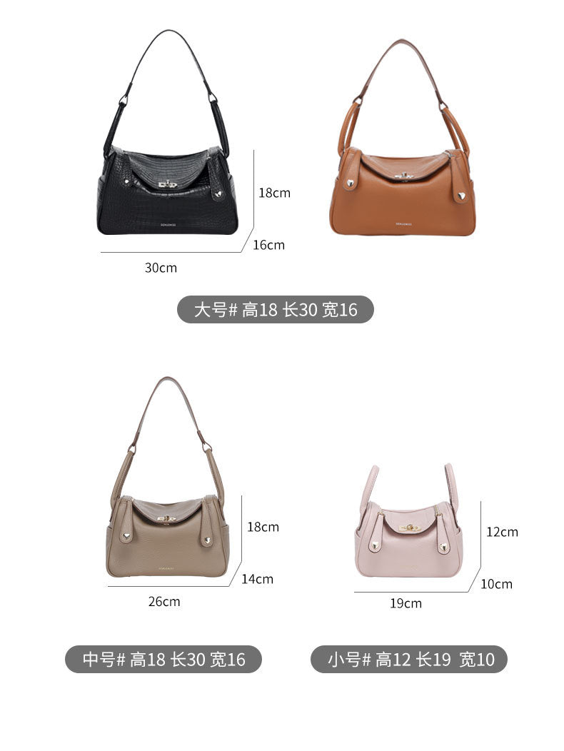 European and American Style Ceiling New Single Shoulder Underarm Women's Lindy Bag Light Luxury Fashion Crossbody Handbag Doctor Bag Mommy Bag
