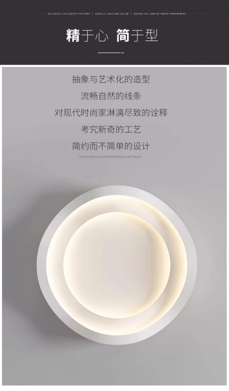 Bedroom light led Modern Minimalist Ceiling Light Internet Celebrity ins Creative Round Home Master Bedroom Study Zhongshan Lamp