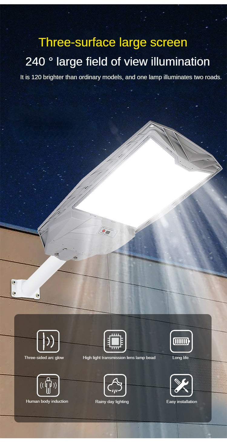 Outdoor ABS Waterproof Street Courtyard Wall Installation Solar Led Street Light