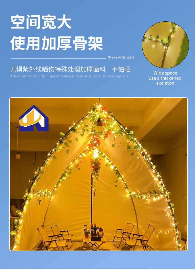 Boat-shaped Tent for Scenic Areas, Shopping Malls, Christmas Atmosphere, Outdoor Restaurants, Couples' Booths, Campsites, Rooftop Camping, Barbecue