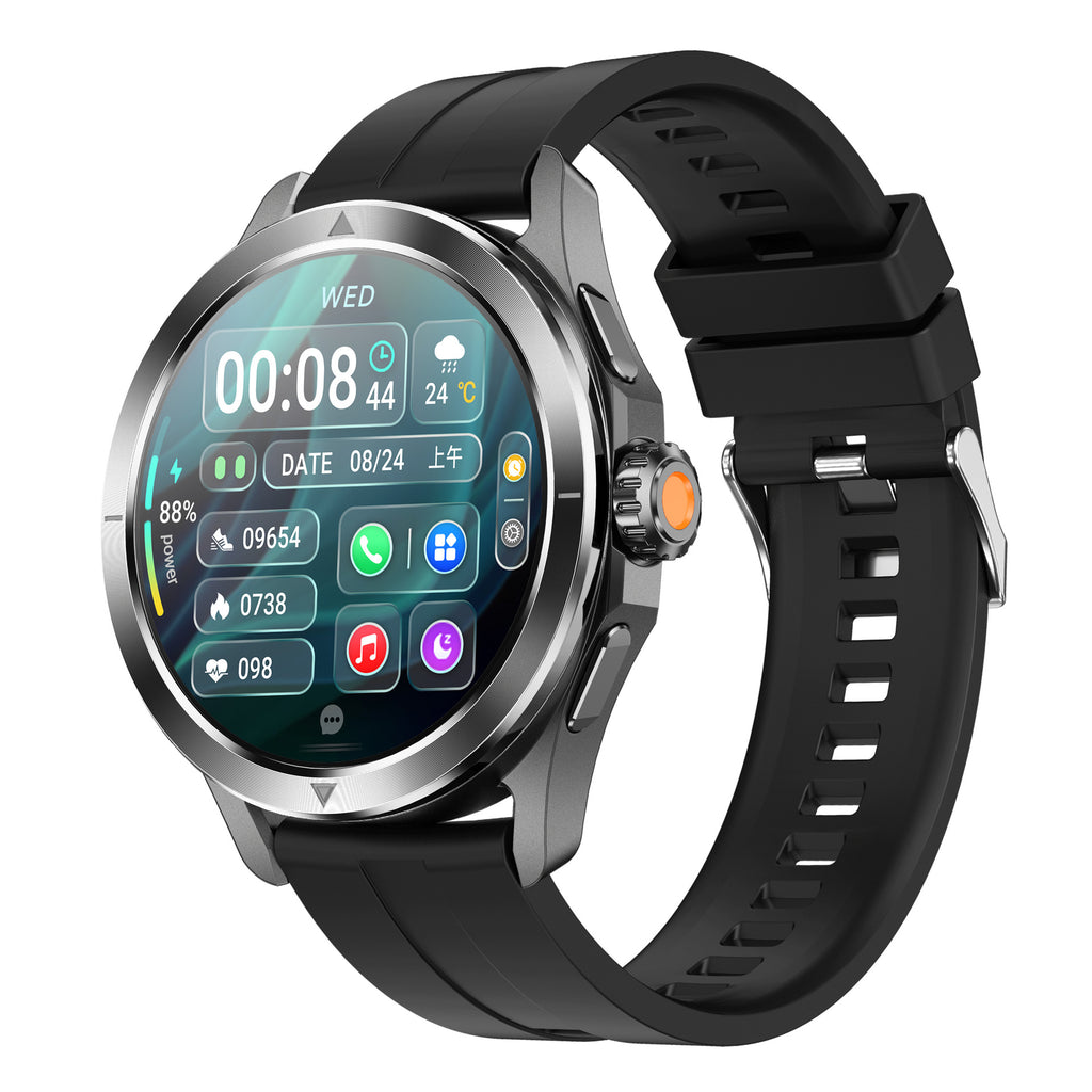 S4 Ultra Smart Watch Bluetooth Call True Heart Rate Step Count Sleep Monitoring Compass Motion Tracking Three-Proof
