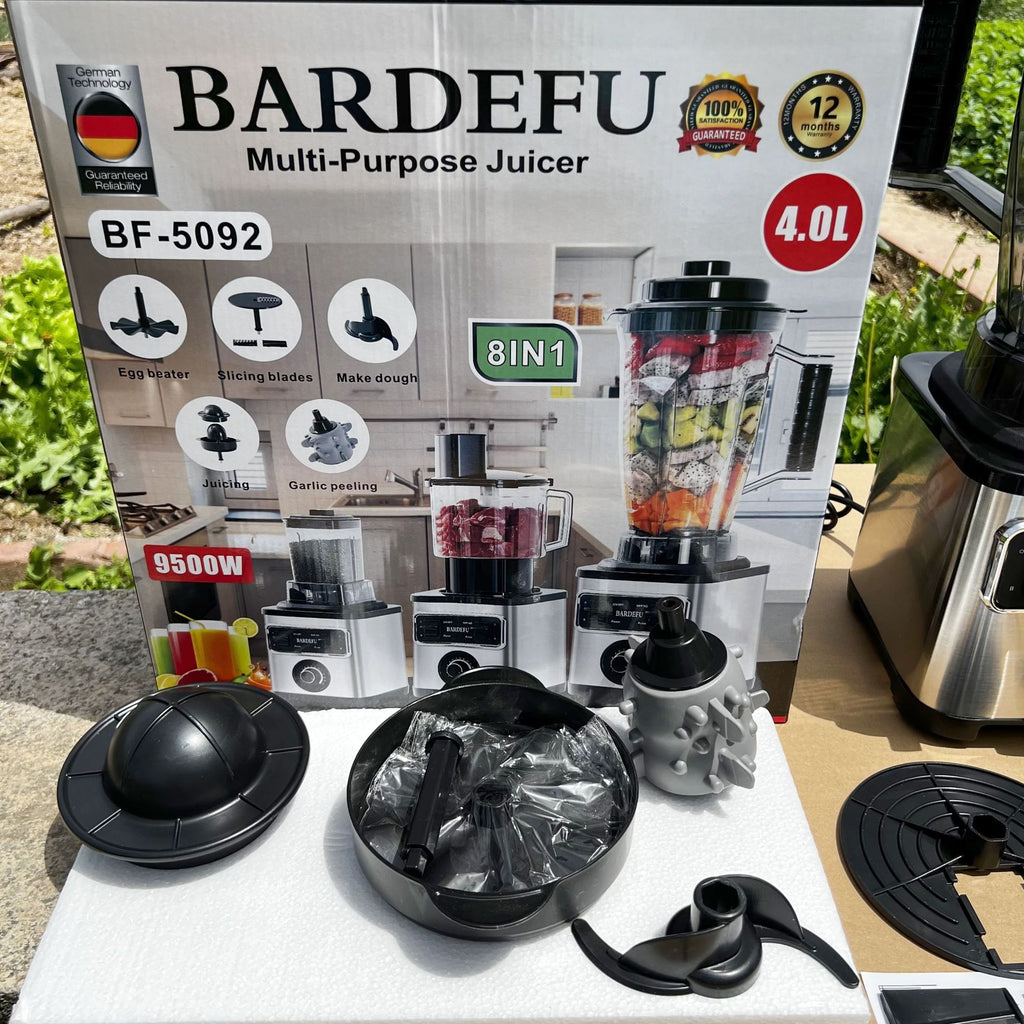 6in1blender Commercial Stainless Steel Blender Household Pure Copper Meat Grinder Ice Crusher Juicer Multi-Function