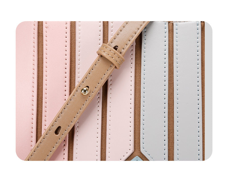2024New Crossbody Bag for Women, Stylish Design with Ruched Details, Fashionable and Versatile, Trendy Single Shoulder Handbag for Ladies