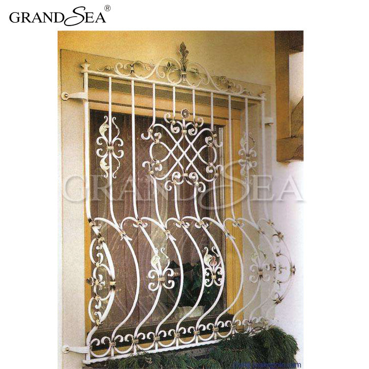 2020 Latest Iron Window Grill Stainless Steel Burglar Proof Design