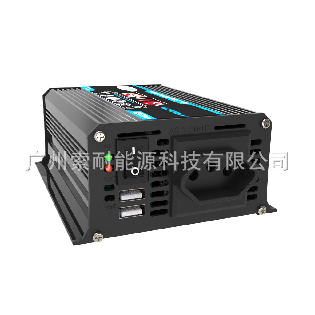 Vehicle Inverter300W 12V Turn110V 220V Dual Voltage Display E-commerce Export inverter