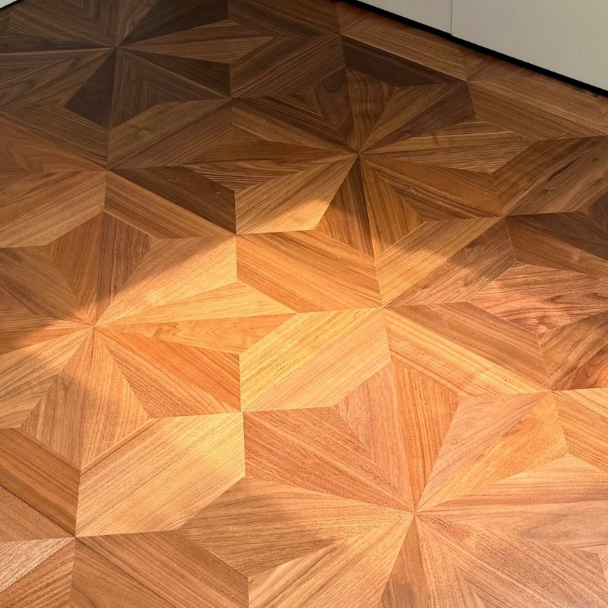 15mm Custom Square Manchurian Ash Parquet Flooring | Multi-Layer Engineered Waterproof Anti-Slip Outdoor Luxury Apartments