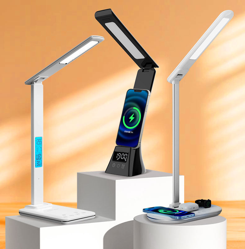 Creative Simple Folding Reading Desk Lamp Display Screen 3-in-1 Eye Protection Desk Lamp Multi-Functional Wireless Charging Desk Lamp
