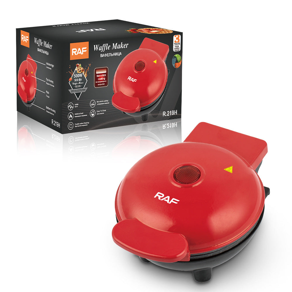 RAF Sandwich Maker Household EU Plug Multifunctional Double-Sided Waffle Heating Cake Bread Breakfast Machine