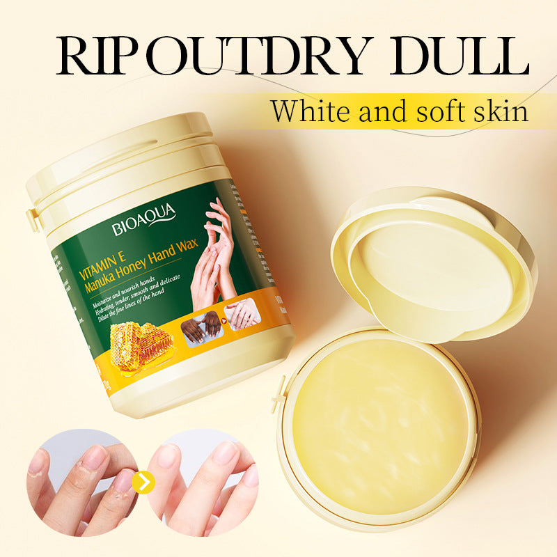 Honey Hand Wax170gBIOAOUA Vitamin E Moisturizing and Nourishing Hand Care Cross-Border Wholesale