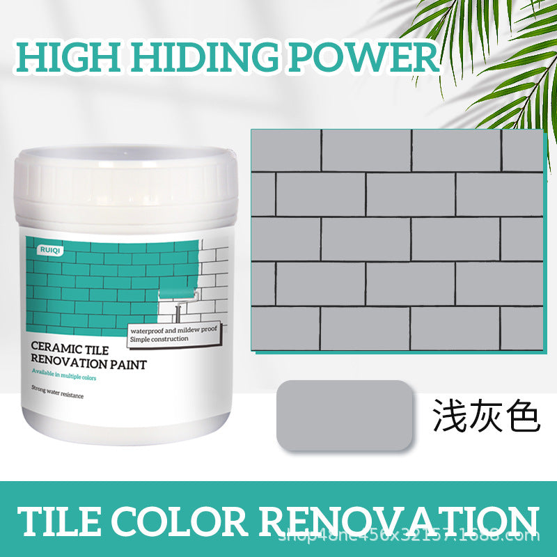 Tile Paint Bathroom Kitchen Floor Tiles Wall Tiles Marble Renovation Color Change Paint Wear-resistant Glass Color Change Paint