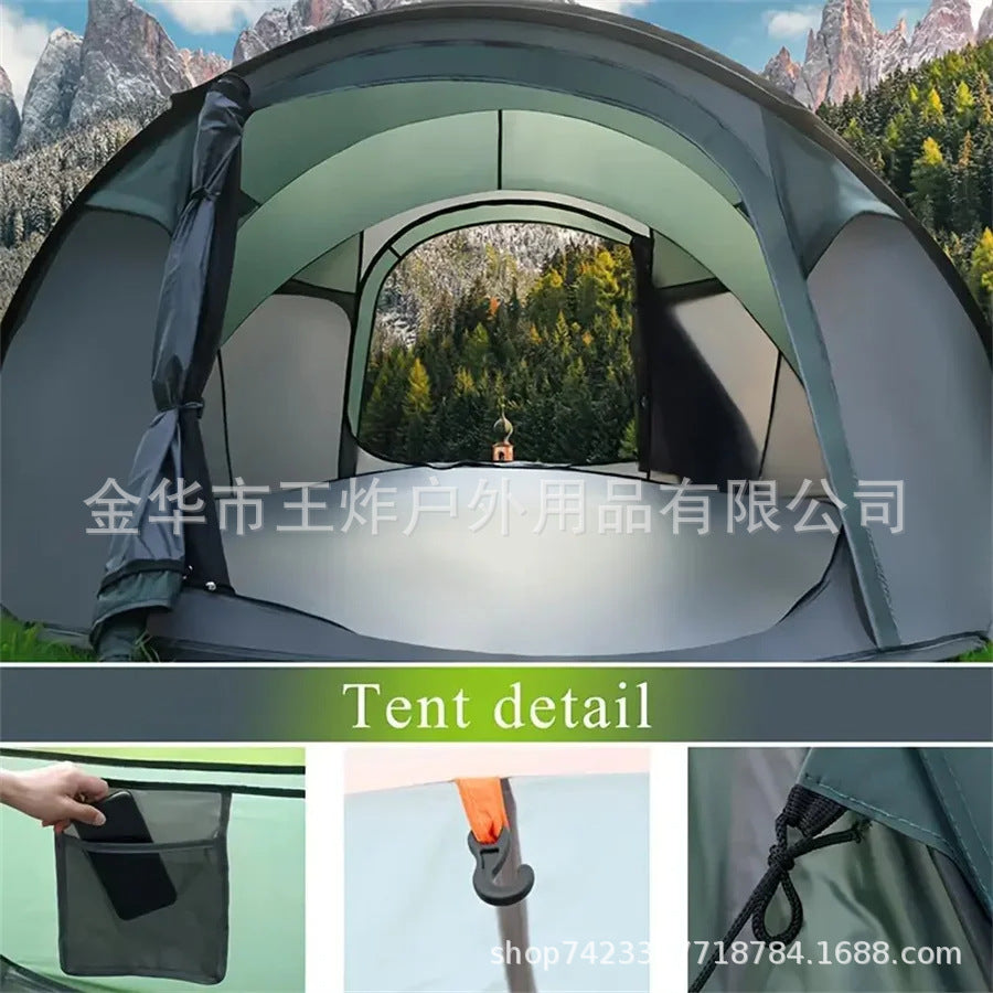 Fully Automatic Hand Throw Quick Open Tent Indoor Children's Tent Camping Windproof Rainproof Sunproof Tent