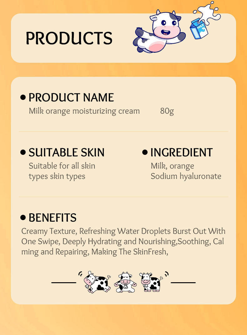 Milk Fruit Cream SADOER Smooth and delicate hydrating skin moisturizing cream cross-border foreign trade wholesale