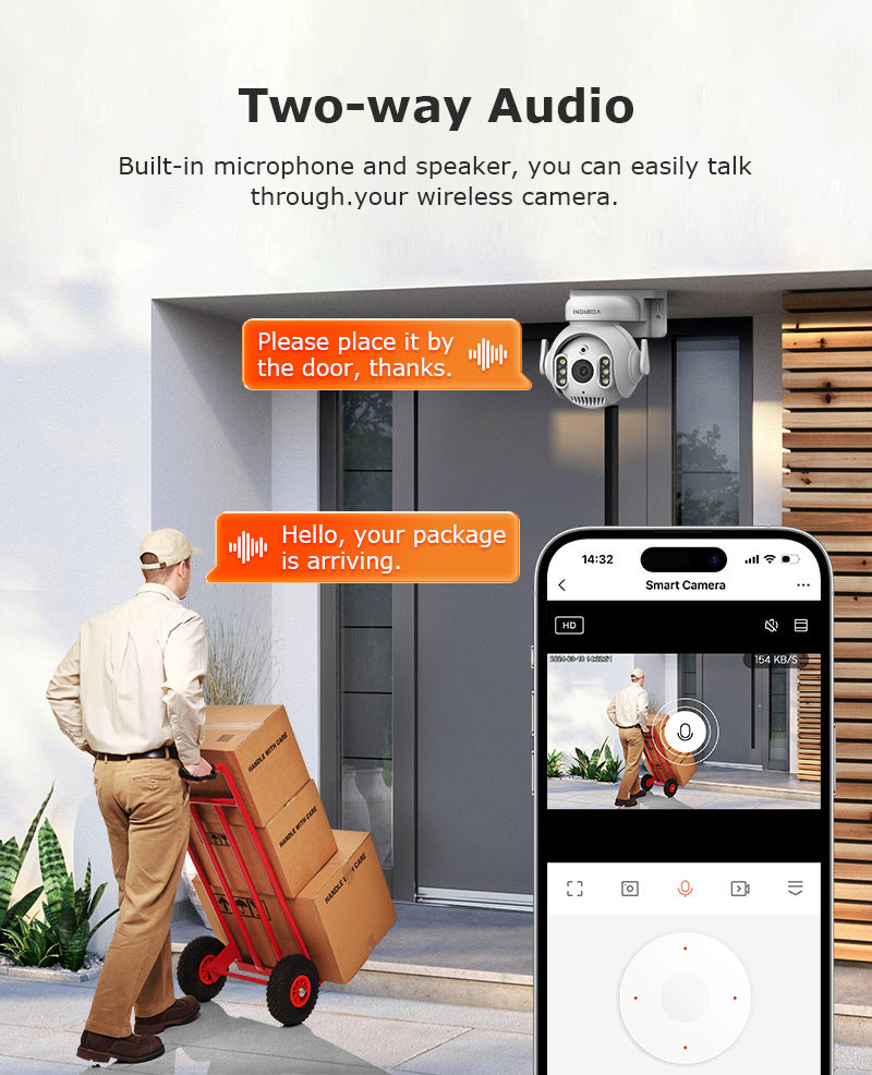 Factory Private Model Graffiti Camera 500Wan HD Full Color Night Vision Surveillance Camera 5MP Outdoor surveillance