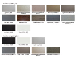 Glass Casement Doors Aluminium Frame for Strong Corrosion Exquisite Workmanship Superior Quality and Good Price