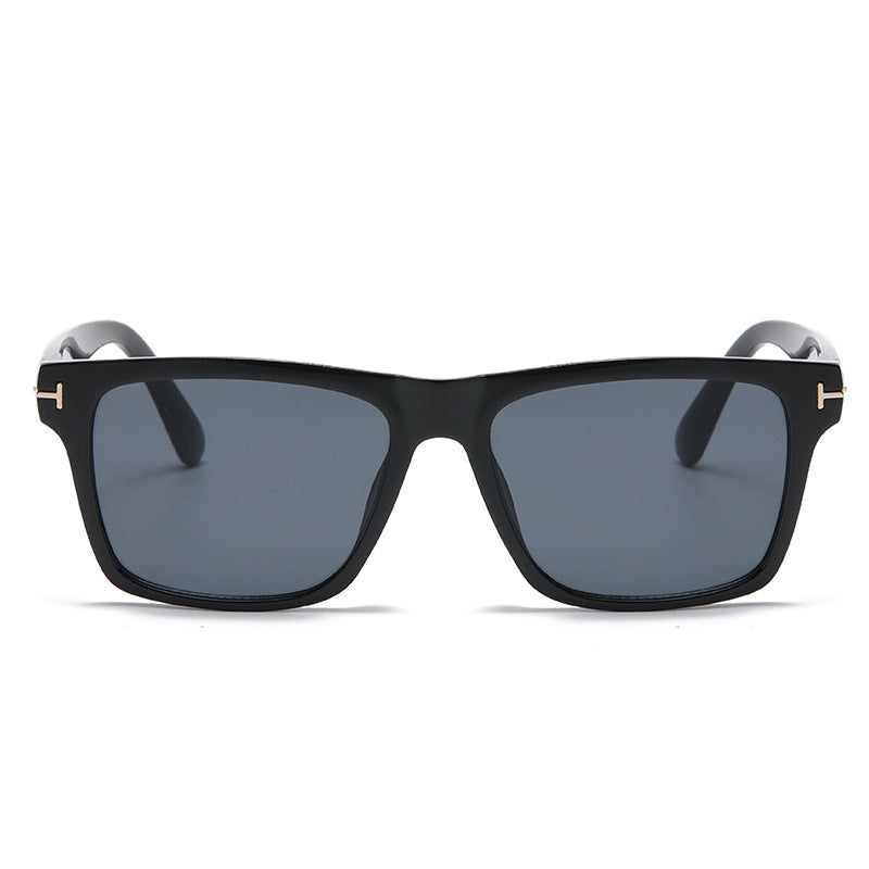 European and American Fashion T Word box sun protection sunglasses for women with a high-end feel ins Korean style sunglasses for men wholesale