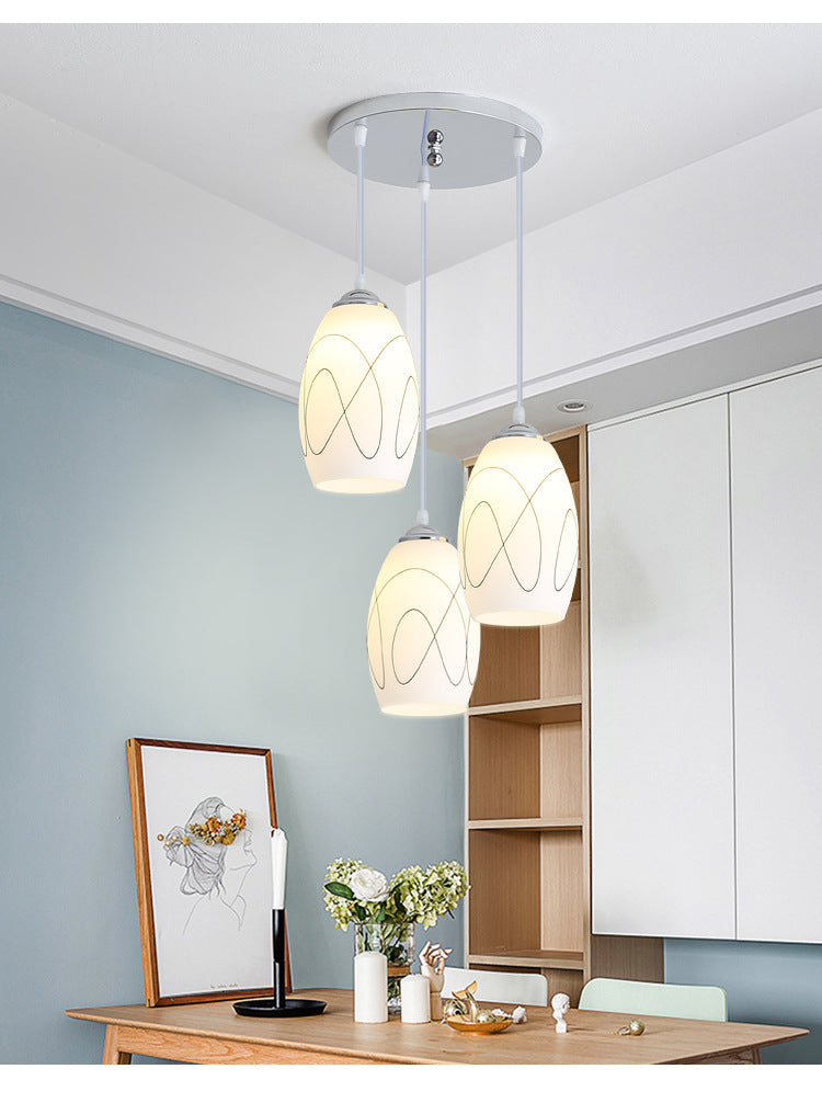 Dining-room lamp2025New Year's Postmodern Pendant Light Living Room Light Modern Simple Bedroom Light Dining Room Bar Pendant Light