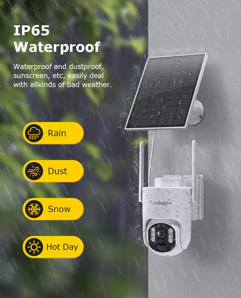 Exclusive Supply4G Solar-powered Camera300Wan HD Full Color Night Vision Outdoor Low Power Battery Camera