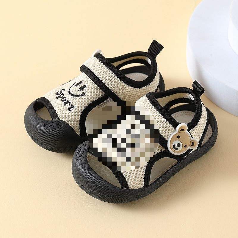 Toddler Shoes Boys Baby Sandals Summer Baby Shoes Soft Bottom0-3Spring and Autumn Girls' Shoes Breathable Anti-Fall Shoes