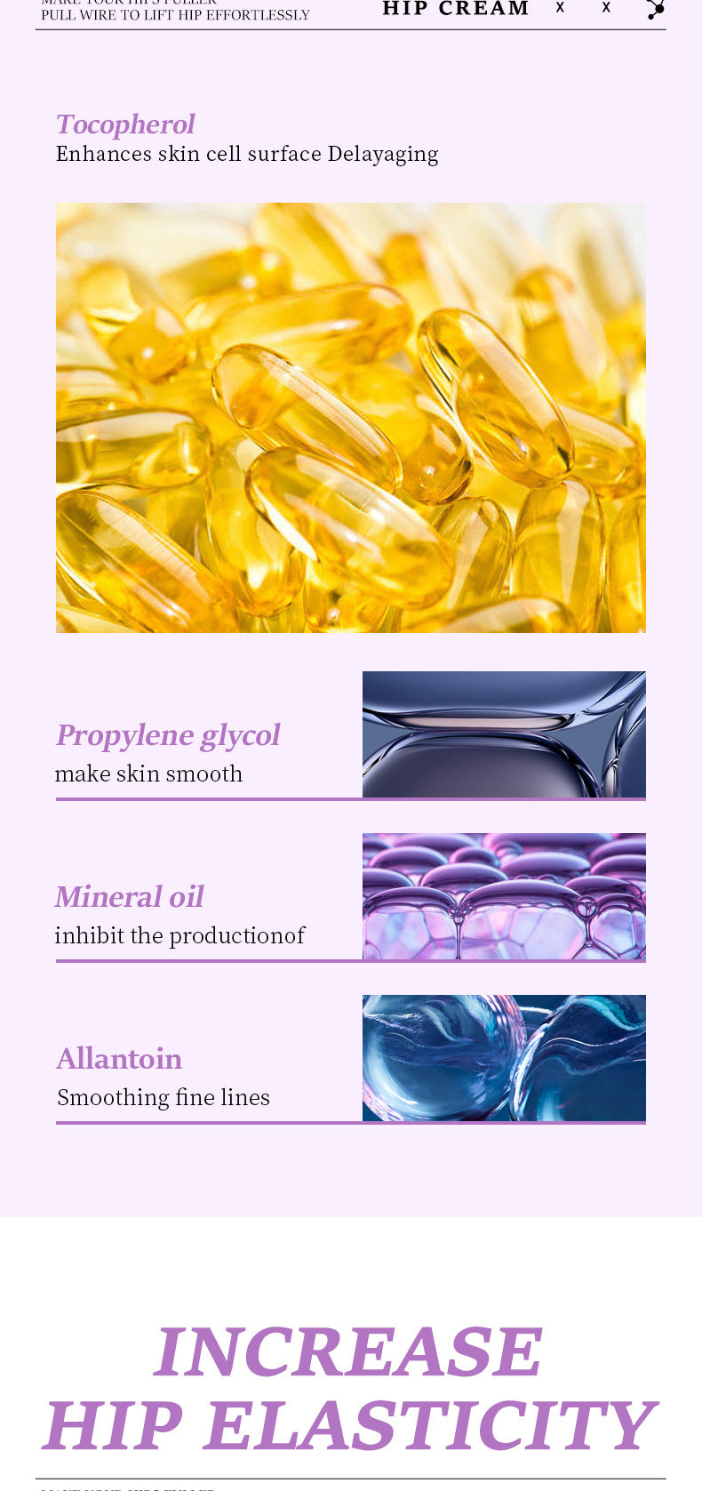 Full English Beauty Butt Cream60g SADOER Plump and Lift Butt Body Care Products  Wholesale