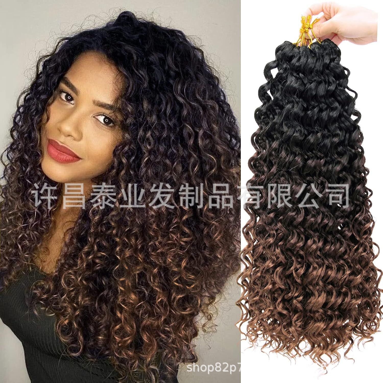 European and American Foreign Trade Cross-Border Wig African Curl Dreadlocks Crochet Hair GoGo Curl Crochet Hair Wig