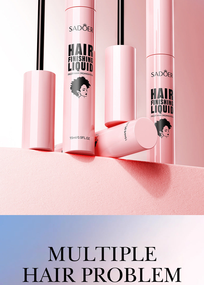 Fine Hair Finishing Spray15ml SADOER Styling Hair Messy Look Hair Wax Cross-Border Wholesale