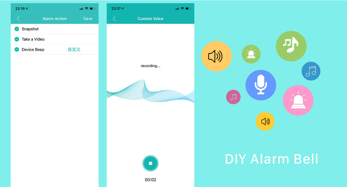 HD Outdoor Surveillance Camera Waterproof Eight-Light Dome Camera A6Wireless WiFiIPCamera Full Color