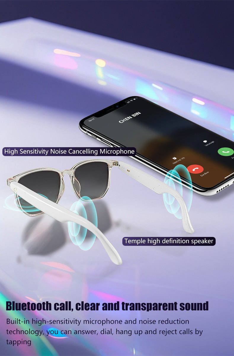 【AI Translation】Smart Translation Glasses Sunglasses Bluetooth Glasses Polarized UV Protection Blue Light Listening to Music Calling