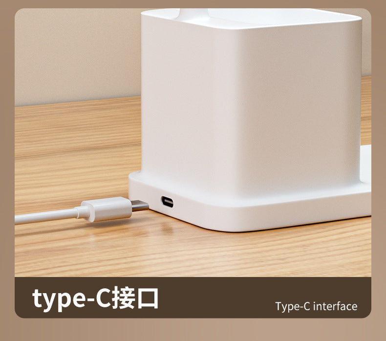 New LED Study Desk Lamp Wireless Charging Lamp Desk Pen Holder Lamp Bedroom Night Light Office Eye Protection Desk Lamp