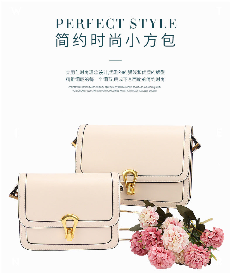 New Autumn Winter Women Underarm Simple Small Square Bag Versatile Textured Fashion Crossbody Shoulder Bag Women Bag Source Factory