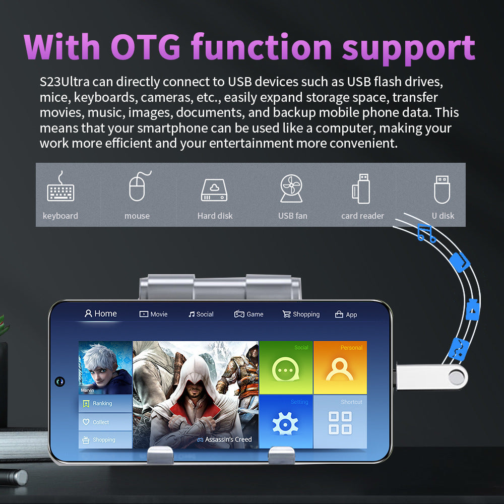 i15proMax Smartphone6.8Inch Hd Large Screen3+64GB Android Hot-Selling Phones Wholesale