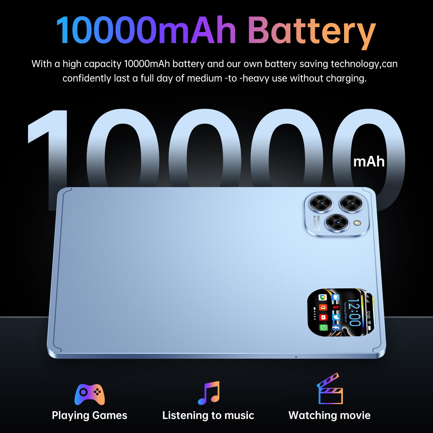 New model factory exclusive Pad 16 Pro Android Smart Tablet PC10Supports inch screen WiFi Bluetooth