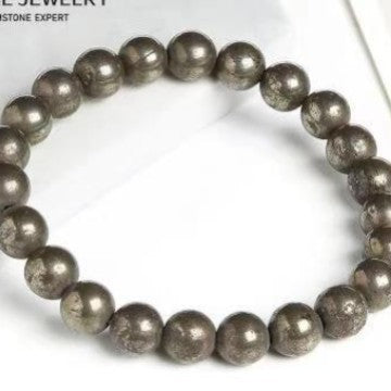 Amethyst Bracelet Men's Volcanic Stone Long Blue Point Bracelet Pyrite White Pine Braided Bracelet