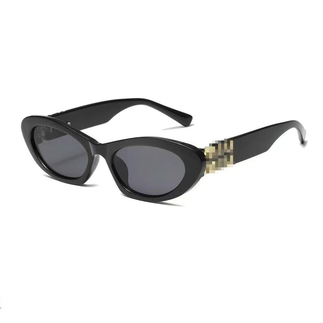 mm New Retro Narrow Frame Cat Eye Women's Small Frame Sunglasses Fashion Cat Eye Sunglasses Trendy Sunglasses Wholesale